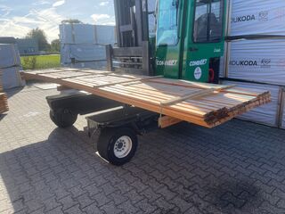 Ca. 28x Douglas Dubbele Rhombus, 25x137mm, lengte 500cm